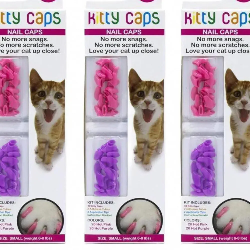 Nail Caps for Cats -Stop scratching kit Small 2 New Kits
